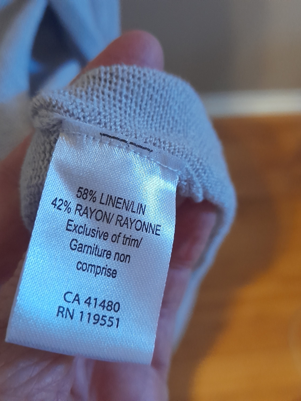 Gentle Fawn Light Gray Striped Open Front Cardigan - Picture 7 of 7